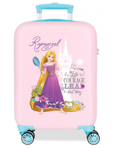 2671321 ABS SUITCASE 50CM 4W. RAPUNZEL PINK